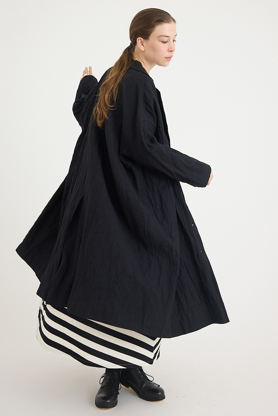 Apuntob - Coat P1948 - Black