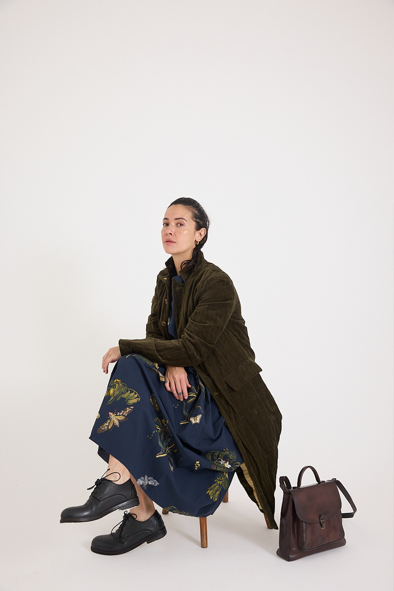 Aleksandr Manamis - Coat - Striped Velvet