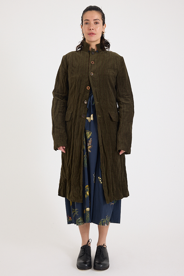 Aleksandr Manamis - Coat - Striped Velvet