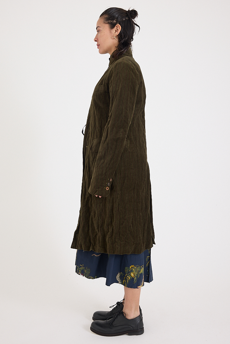 Aleksandr Manamis - Coat - Striped Velvet