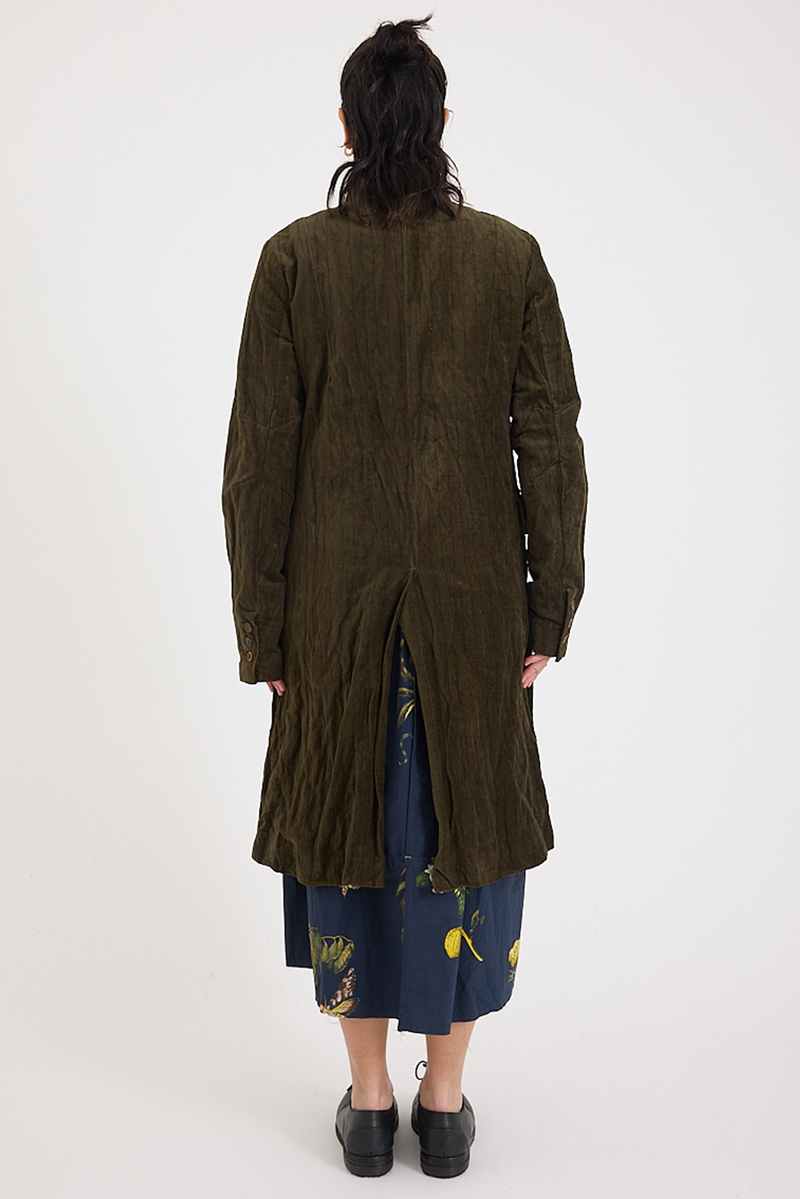 Aleksandr Manamis - Coat - Striped Velvet