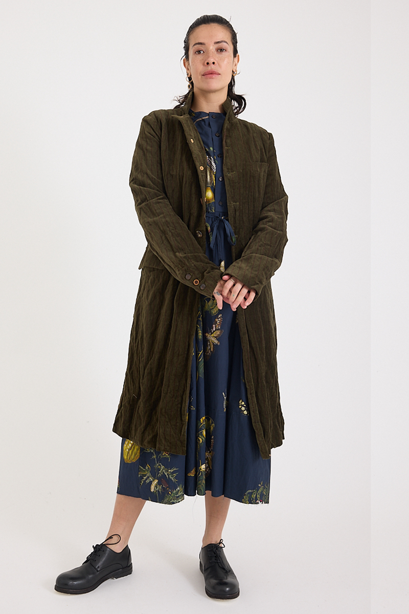 Aleksandr Manamis - Coat - Striped Velvet