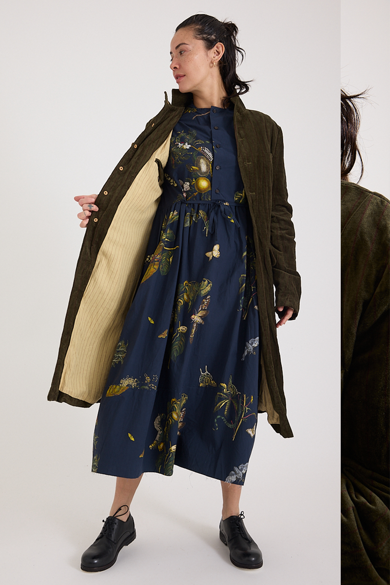 Aleksandr Manamis - Coat - Striped Velvet