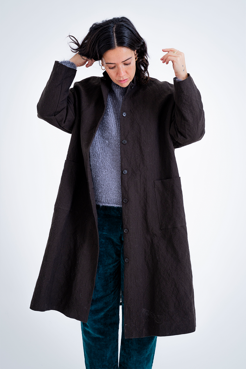 Apuntob - Coat P1802 - Coffee