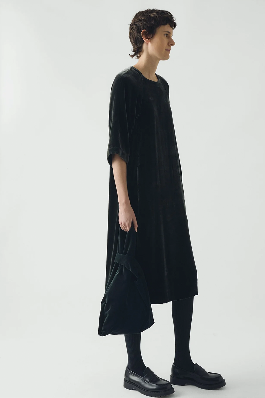 Toast - Cocoon Silk Velvet Dress Scarlet Jones Toast - Cocoon Silk Velvet Dress Scarlet Jones
