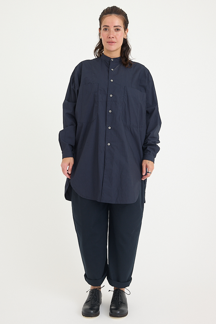 Skrimshand - Collarless Shirt