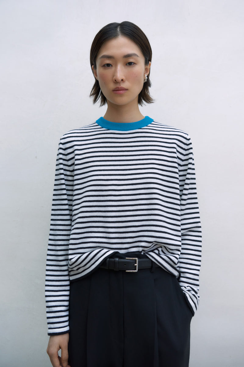 Cordera - Merino Wool Striped T-Shirt