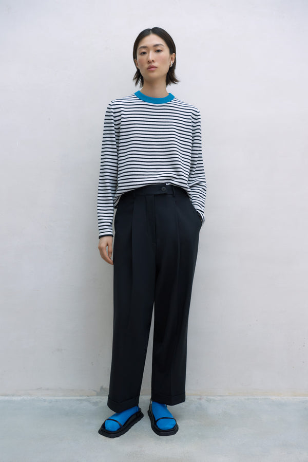 Cordera - Merino Wool Striped T-Shirt