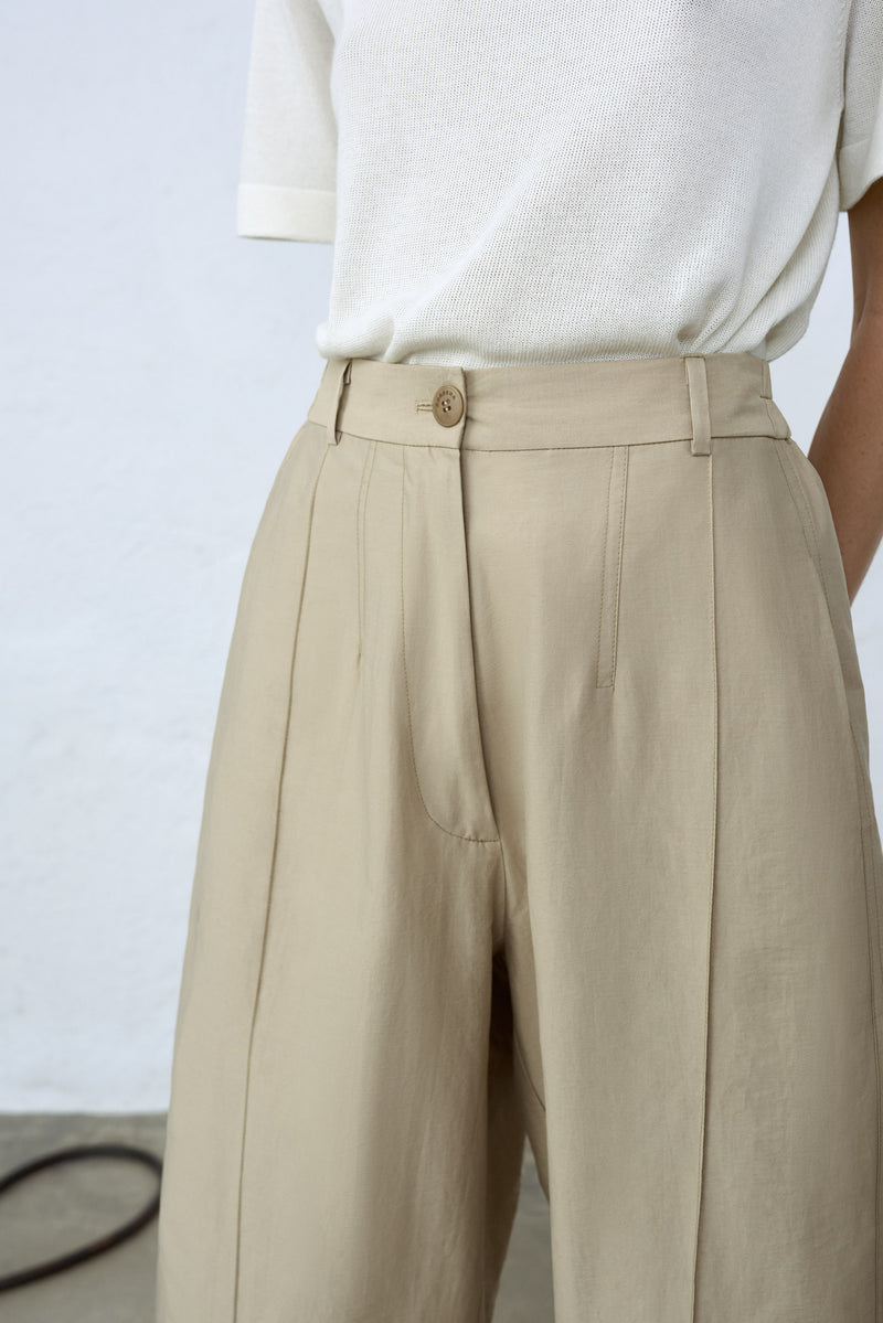 Cordera - Seam Curved Pants Toasted