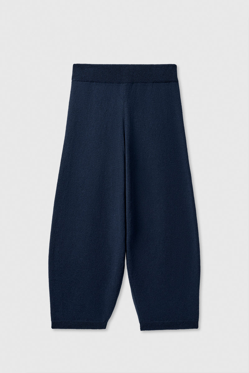 Cordera - Cotton Knitted Pants - Navy