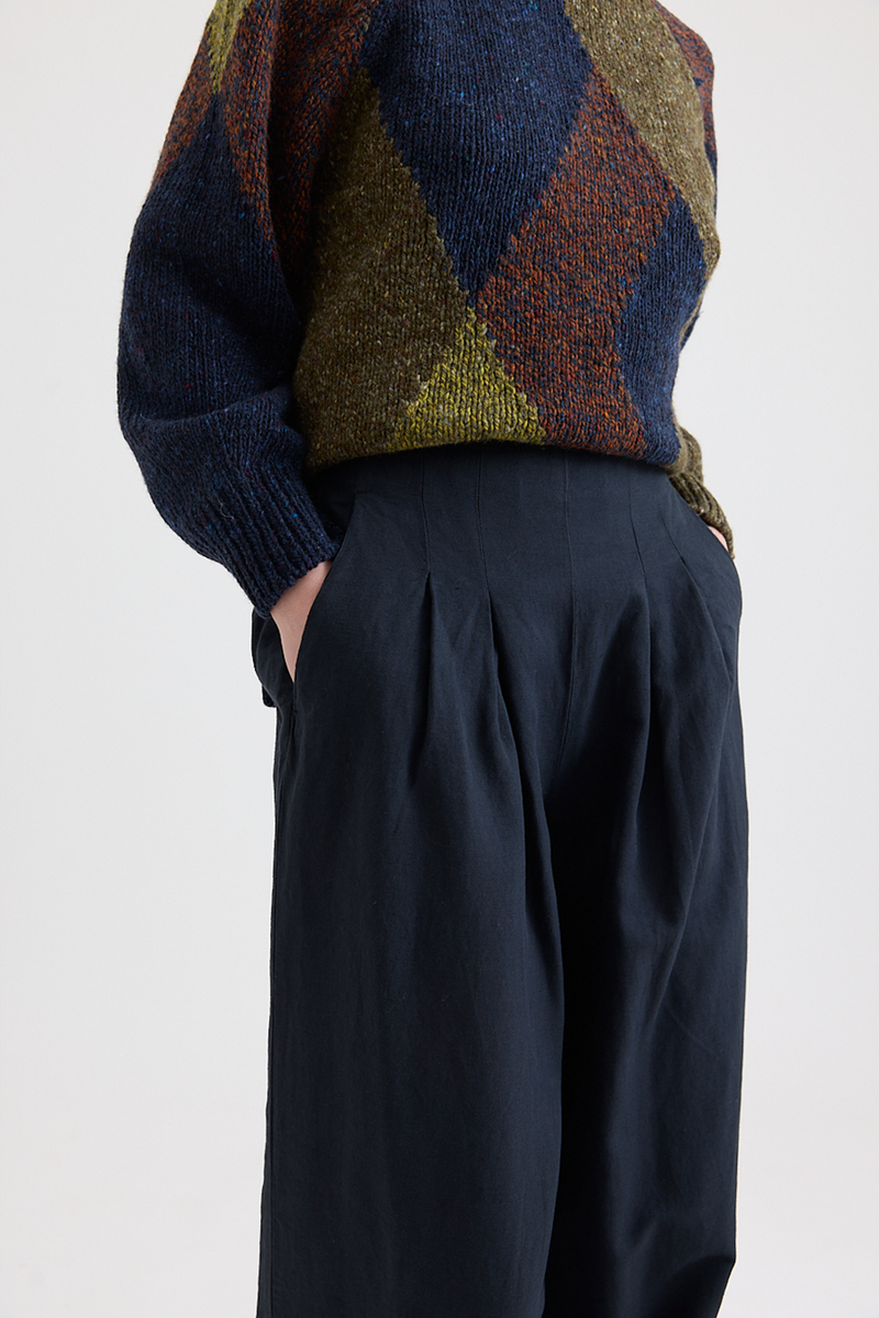 Toast - Corinne Cotton Linen Wide Leg Trousers