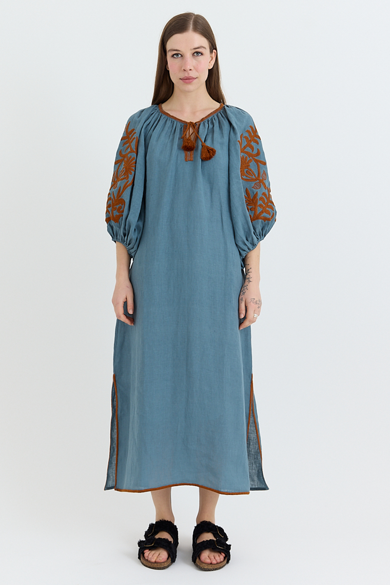 Benaras - Corsica Puff Veronica Kaftan