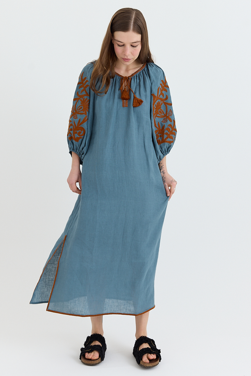 Benaras - Corsica Puff Veronica Kaftan
