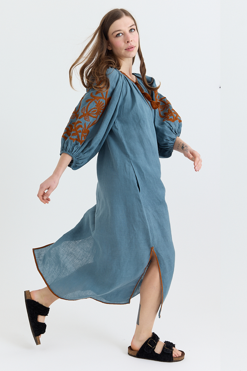 Benaras - Corsica Puff Veronica Kaftan