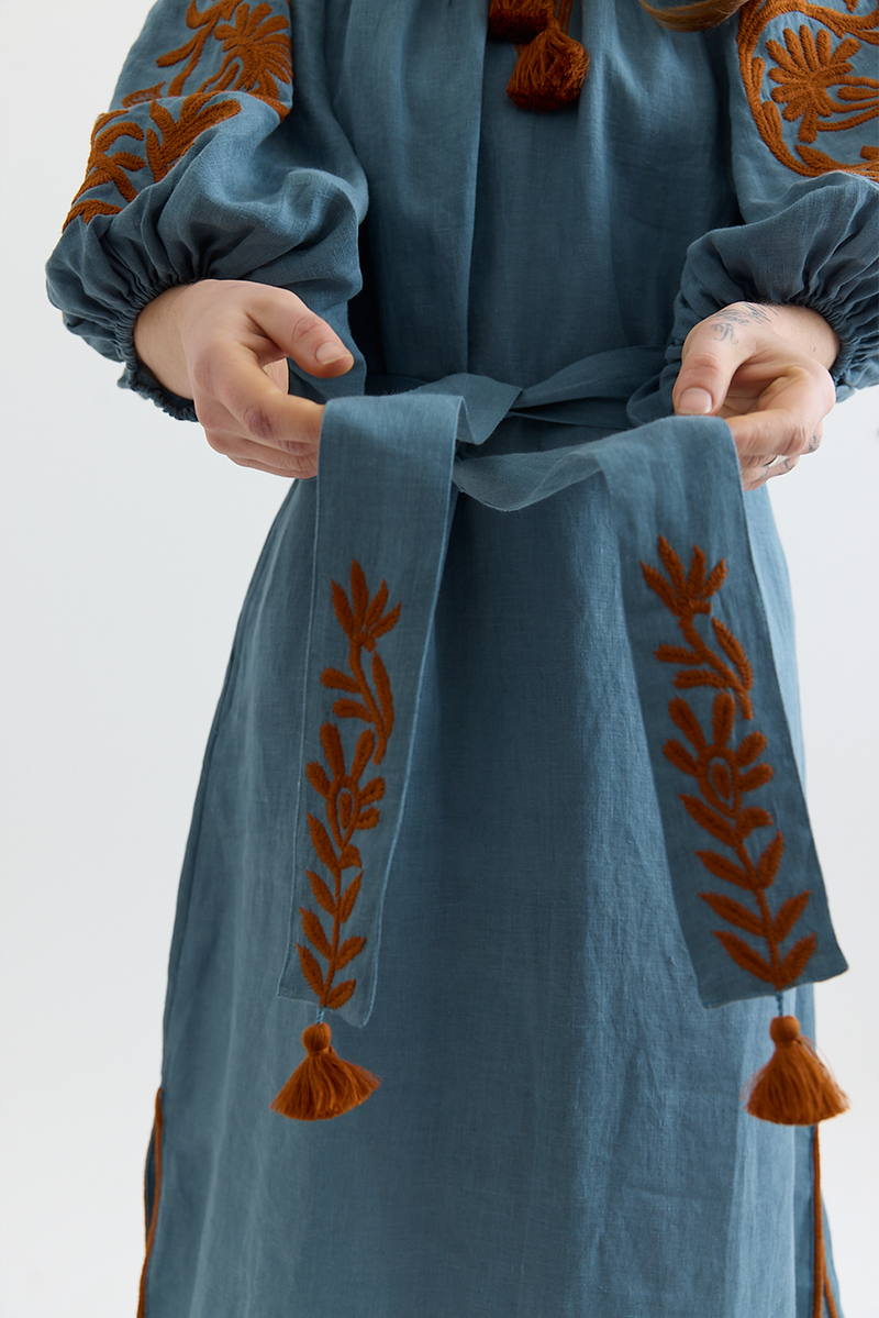 Benaras - Corsica Puff Veronica Kaftan