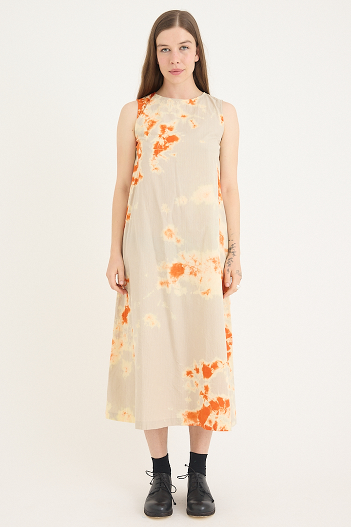 Suzusan - Cotton Pin Stripe Sleeveless Dress
