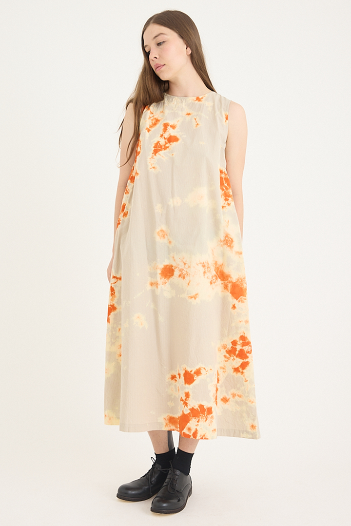 Suzusan - Cotton Pin Stripe Sleeveless Dress