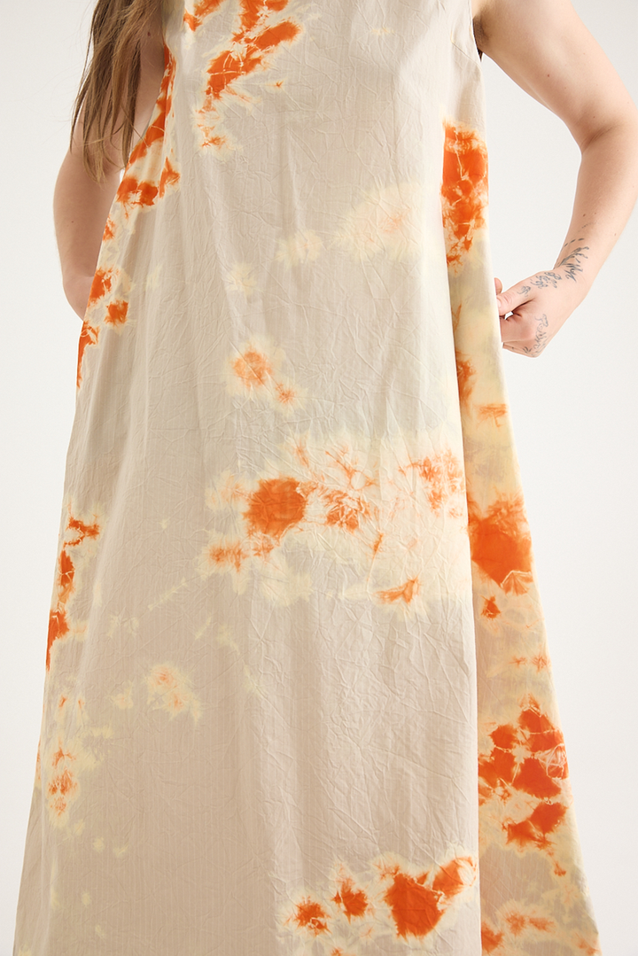 Suzusan - Cotton Pin Stripe Sleeveless Dress
