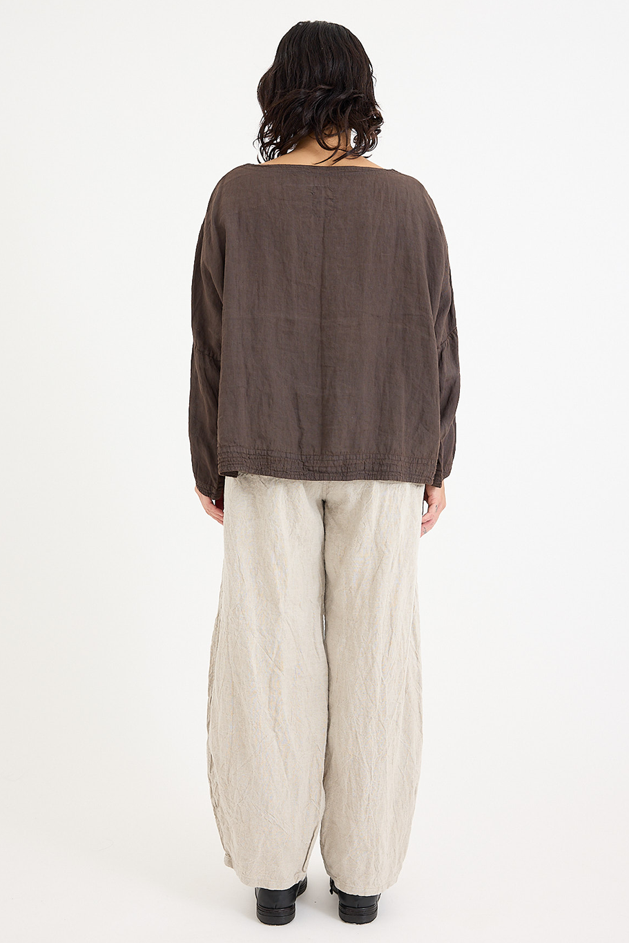 Chez Vidalenc - Coulisse Pants - Linen - Natural