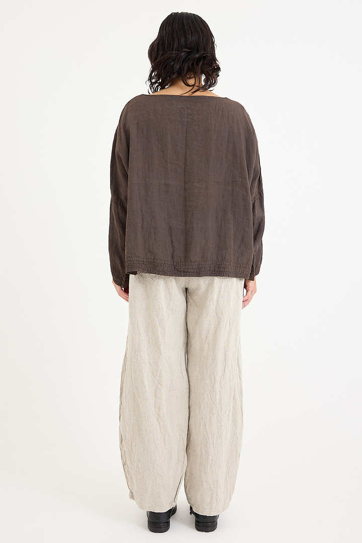 Chez Vidalenc - Coulisse Pants - Linen - Natural