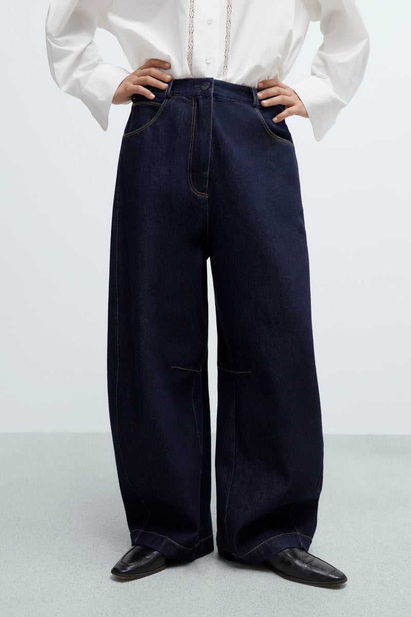 Cordera - Curved Baggy Jeans – Scarlet Jones