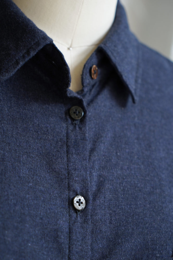 Metta - Cropped Indra Shirt - Viyella Cotton