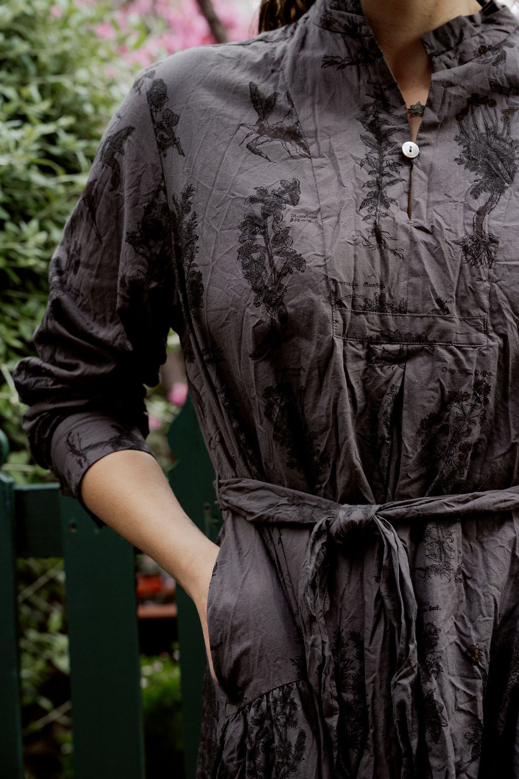Pas de Calais - Relax Herbal Print Dress