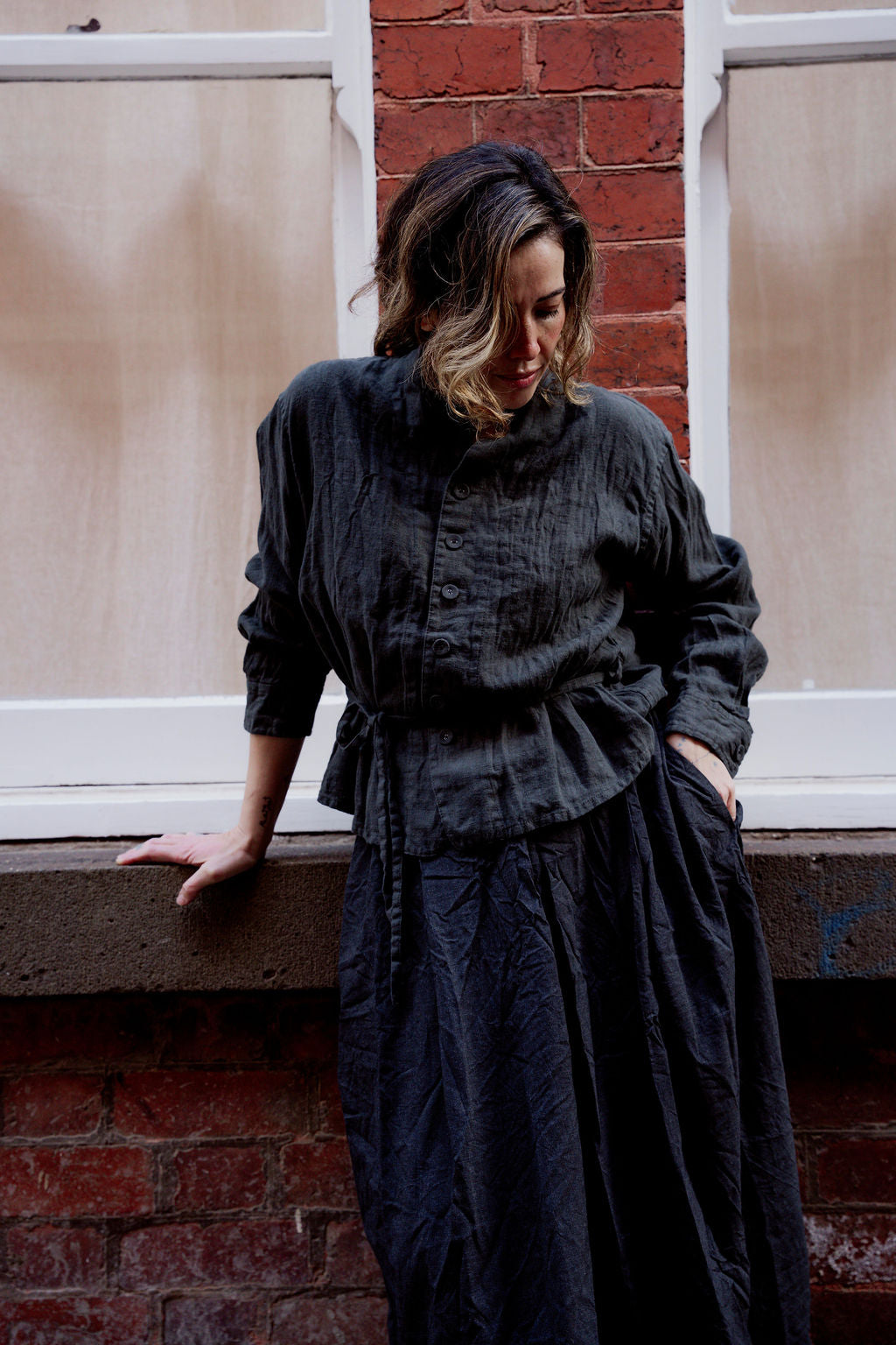 Pas de Calais - Recycled P/R Pinhead Skirt
