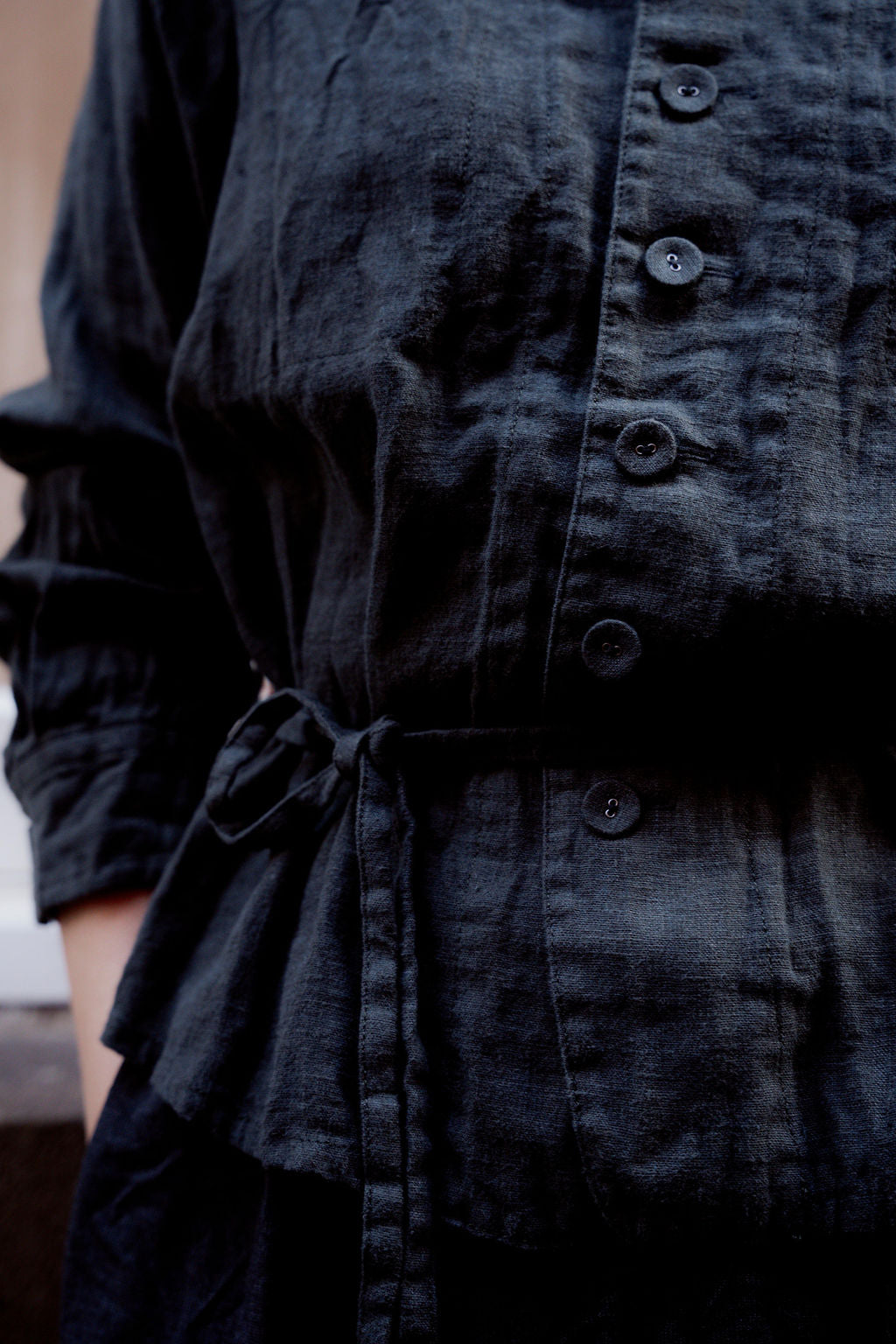 Pas de Calais - Washed Double-Sided Brushed Linen Canvas Shirt Jacket