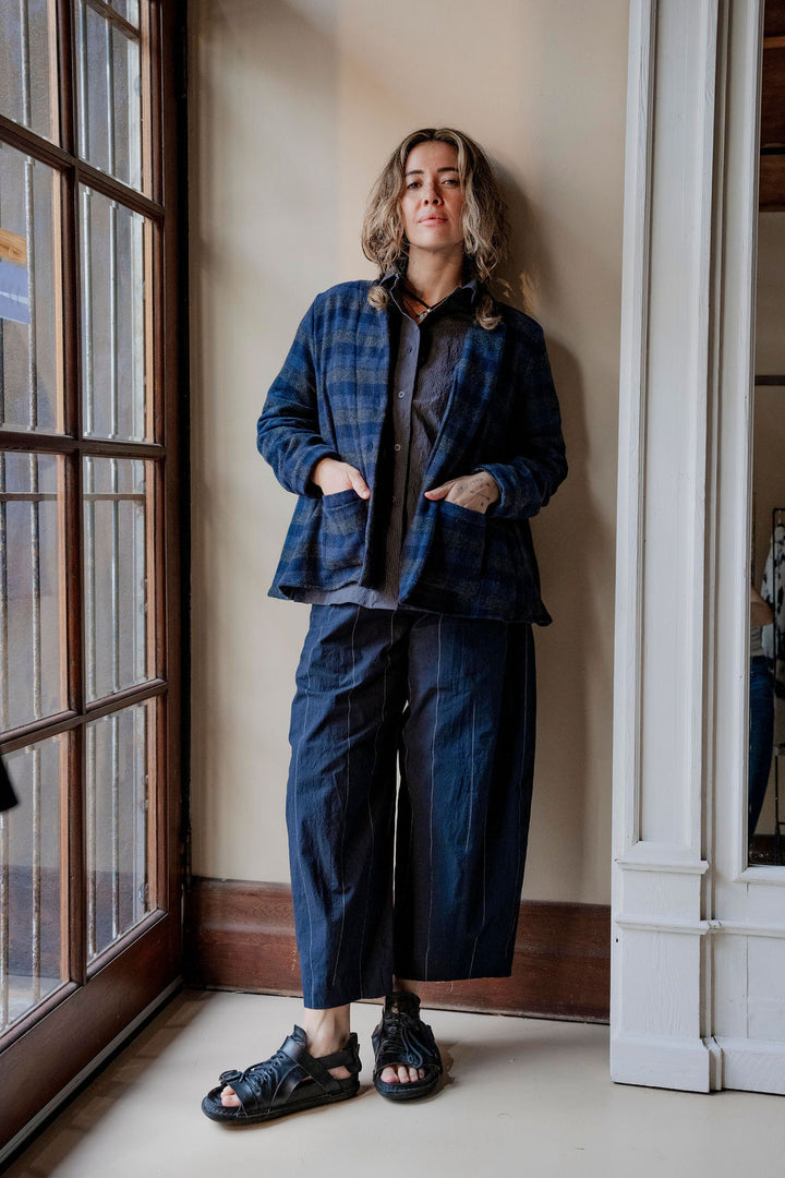 Bergfabel - Sandra Pants - Navy Cotton