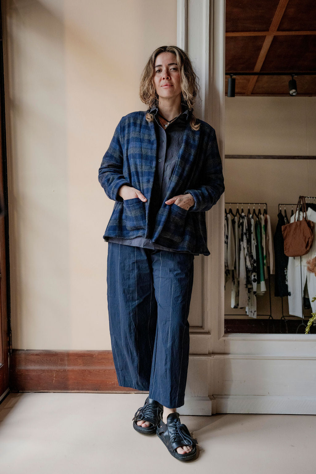 Bergfabel - Jenny Shirt - Carbon Check
