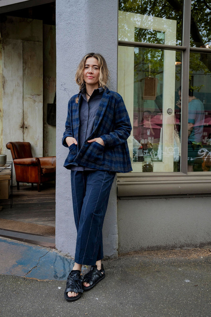 Bergfabel - Jenny Shirt - Carbon Check