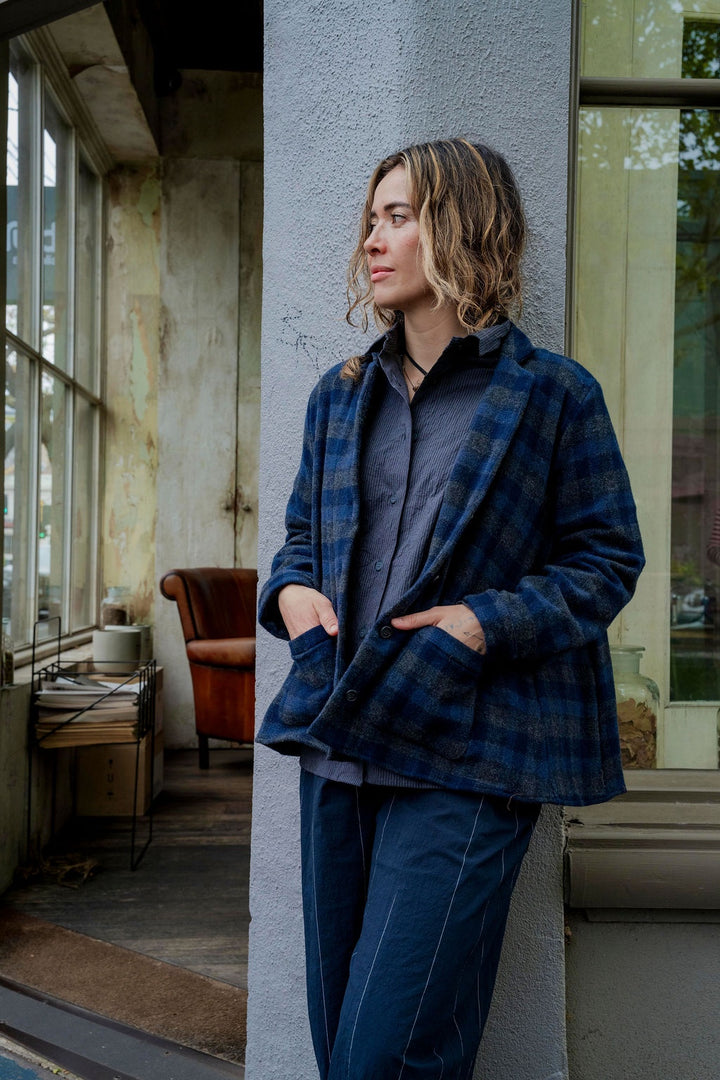 Bergfabel - Jenny Shirt - Carbon Check
