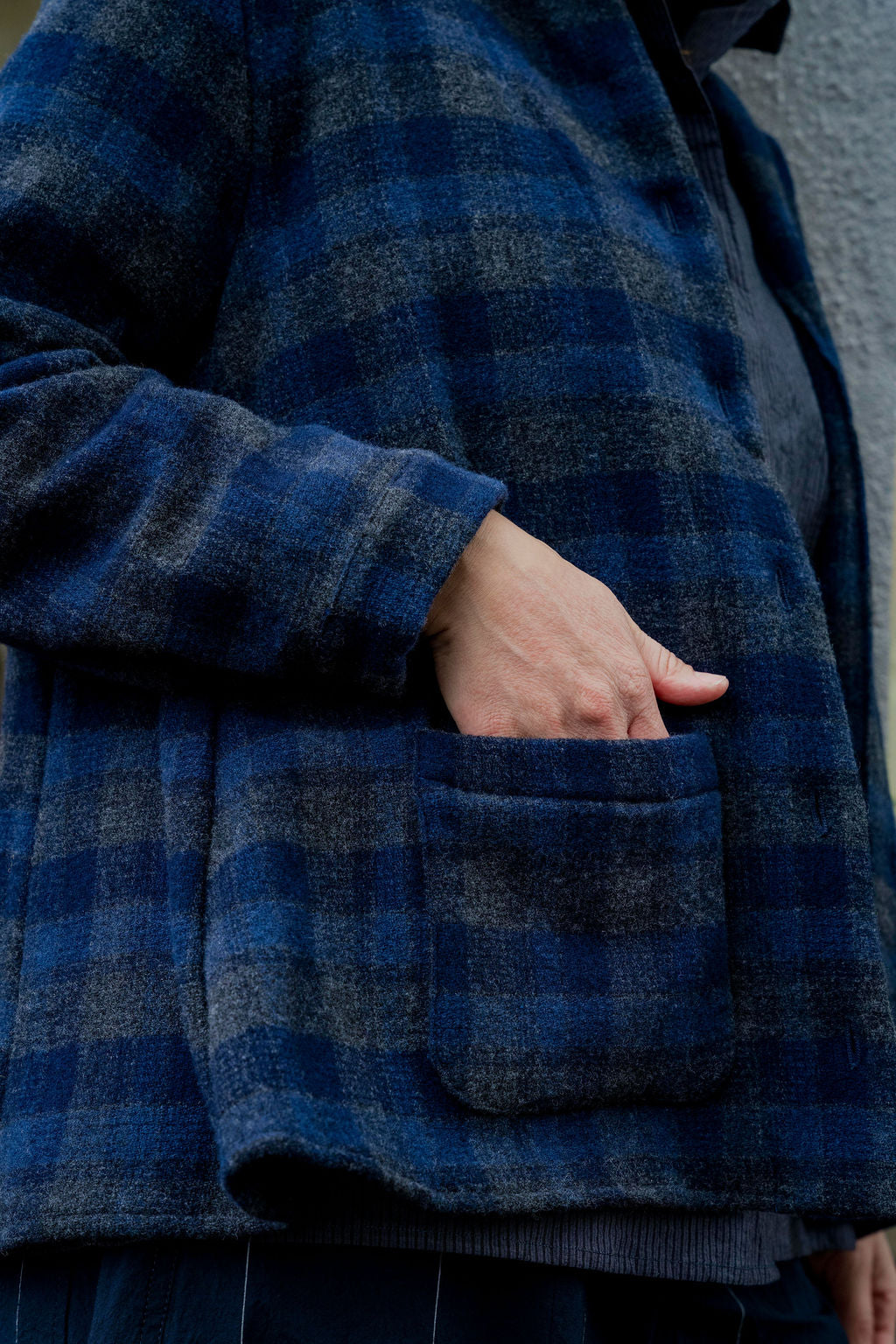 Bergfabel - Jenny Shirt - Carbon Check
