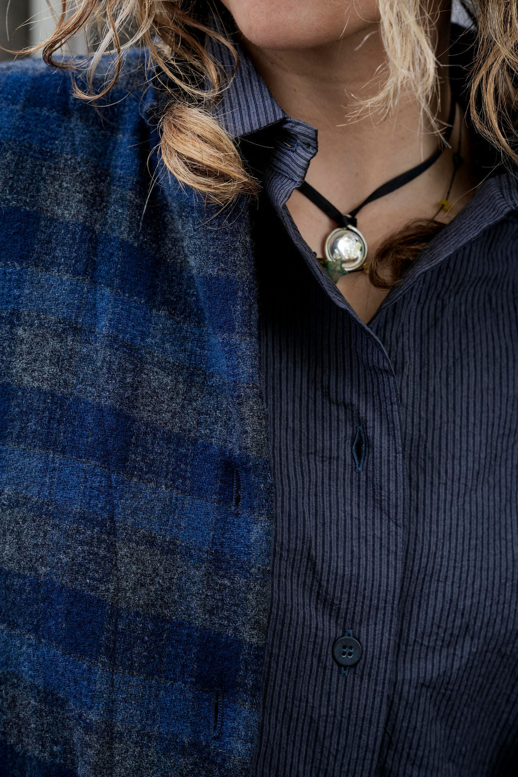 Bergfabel - Jenny Shirt - Carbon Check