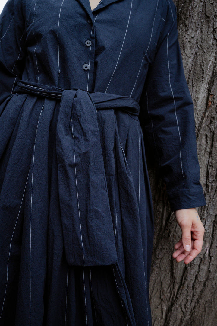 Bergfabel - Mina Dress - Navy Cotton