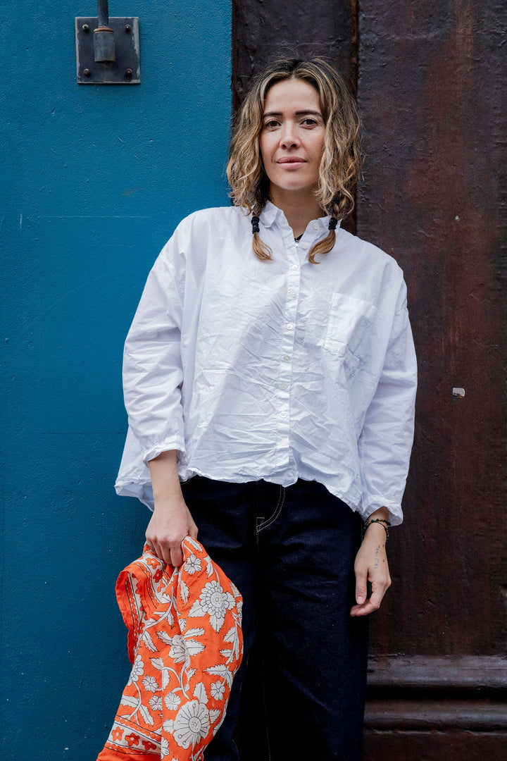 Metta - Indra Boxy Shirt - Fine Cotton Poplin