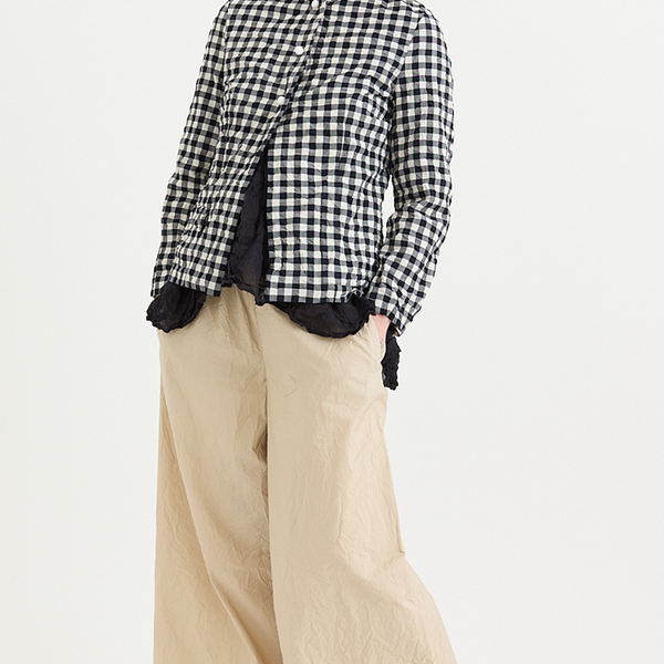 daniela gregis チェックリネンジャケット Daniela Gregis - Cavallo Jacket - Check – Scarlet Jones