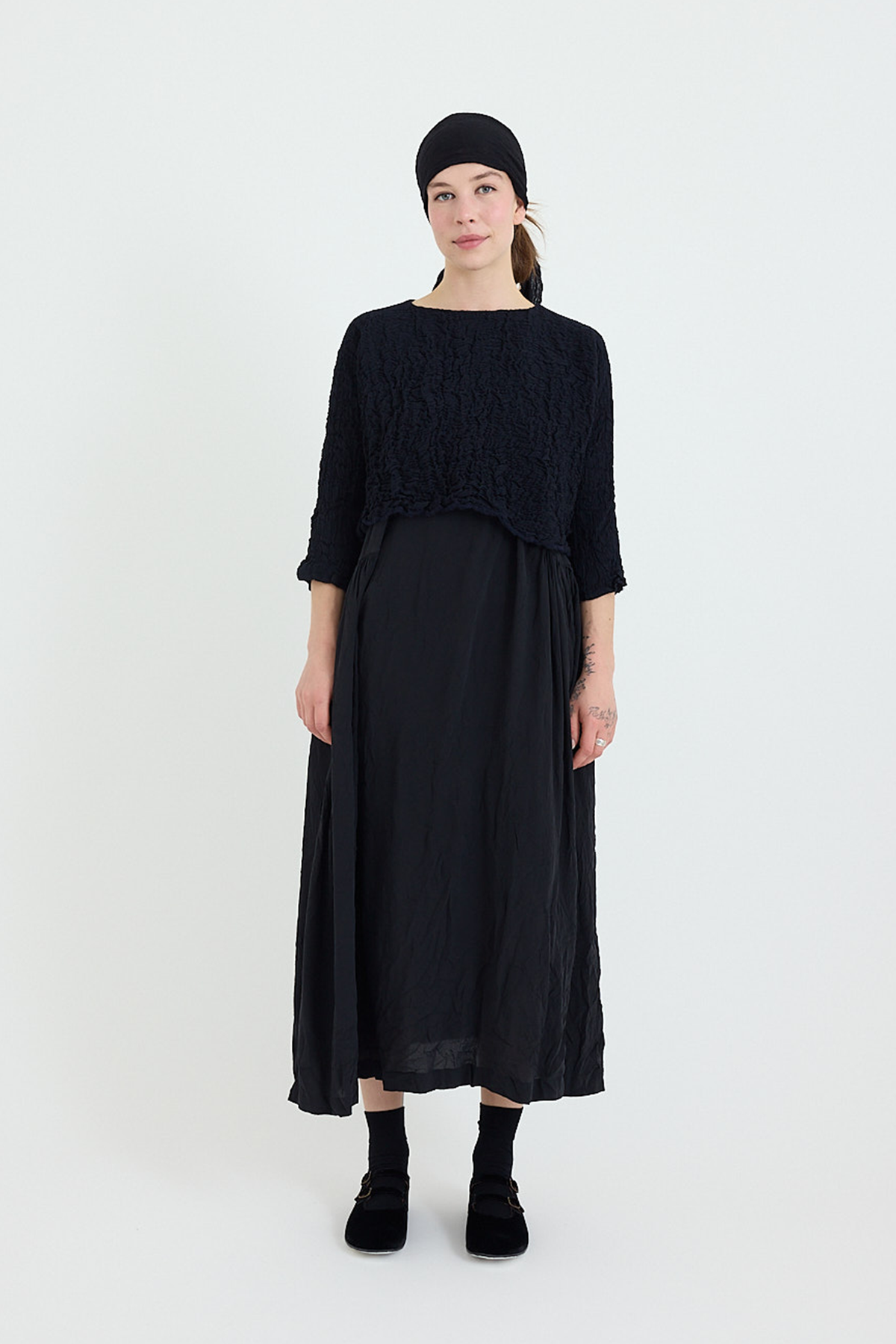 j.s.LUXE DANIELA GREGIS ダニエラグレジス リネン 切替