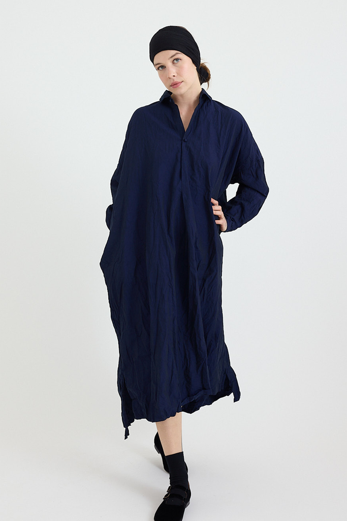 Daniela Gregis - Long Shirt Dress - ElectricBlue/Black – Scarlet Jones