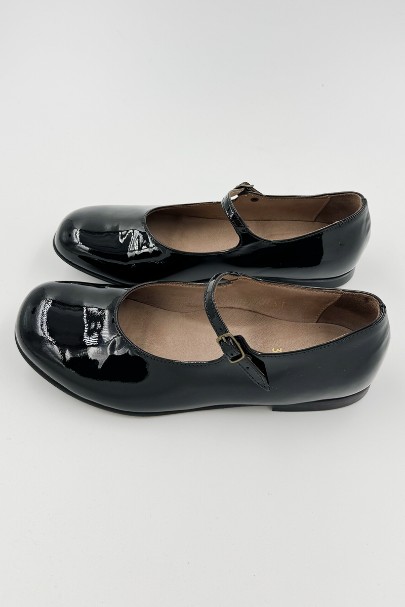 Daniela Gregis - Ballerina fibietta one strap shoe - black