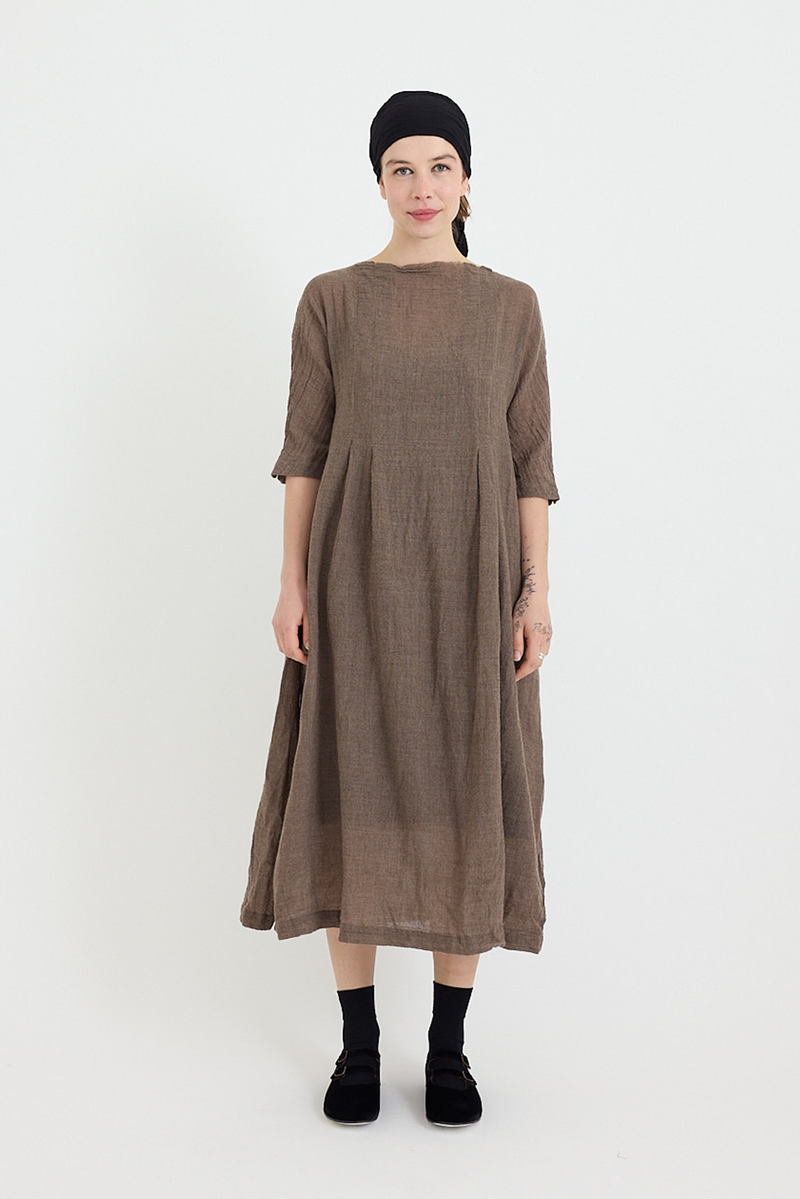 Daniela Gregis - Dress Cardo Manica - Natural