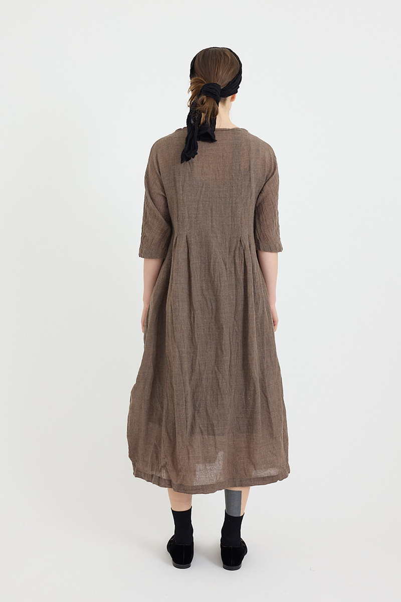 Daniela Gregis - Dress Cardo Manica - Natural