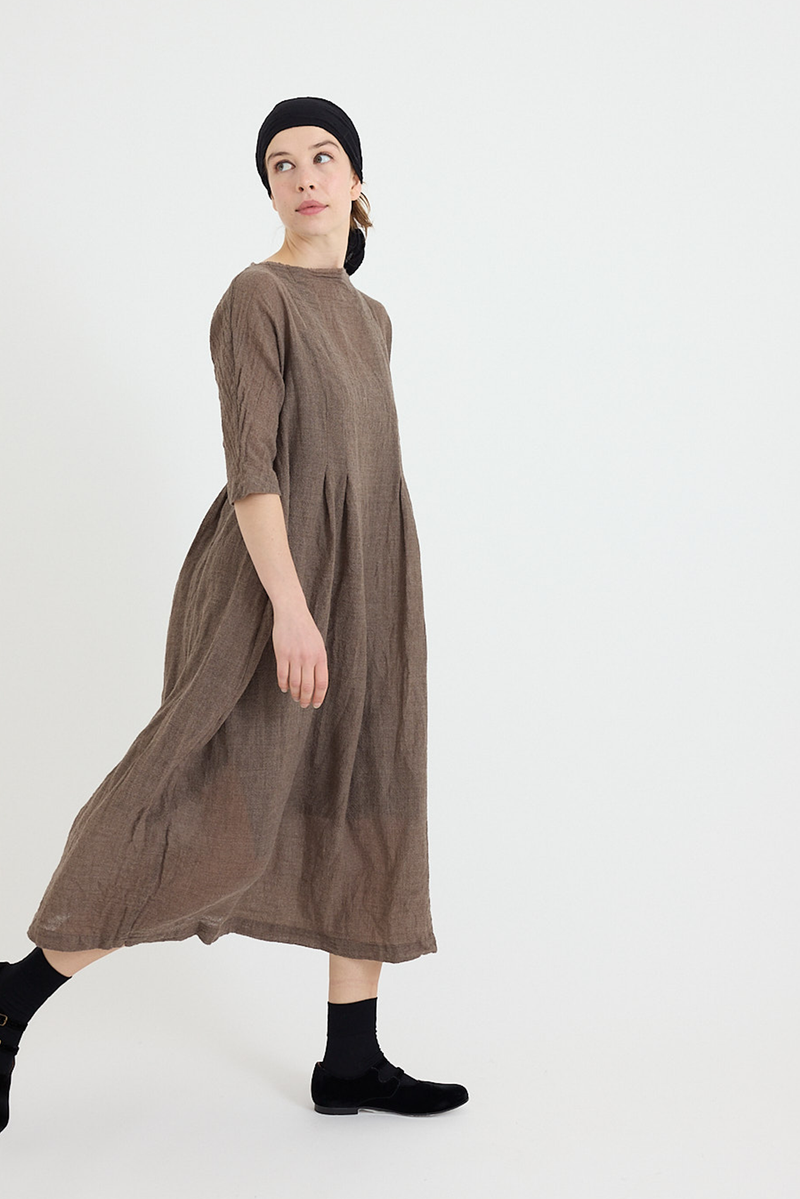 Daniela Gregis - Dress Cardo Manica - Natural