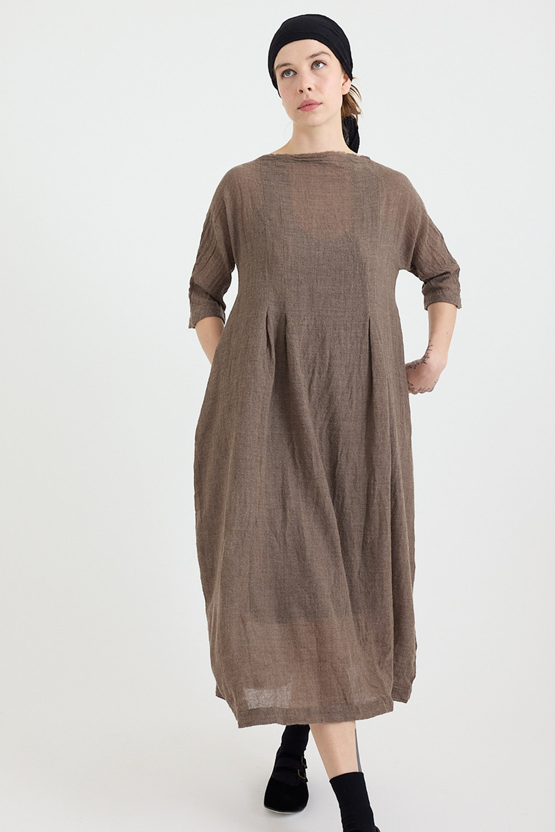 Daniela Gregis - Dress Cardo Manica - Natural
