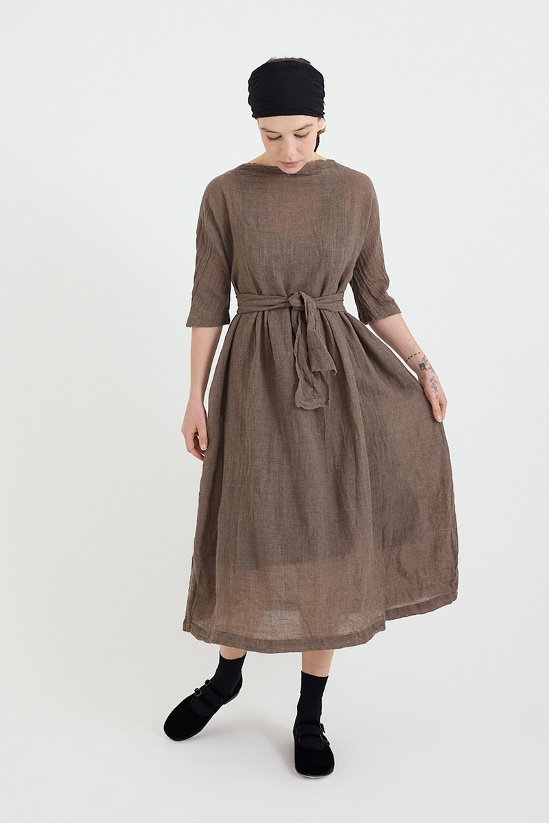 Daniela Gregis - Dress Cardo Manica - Natural
