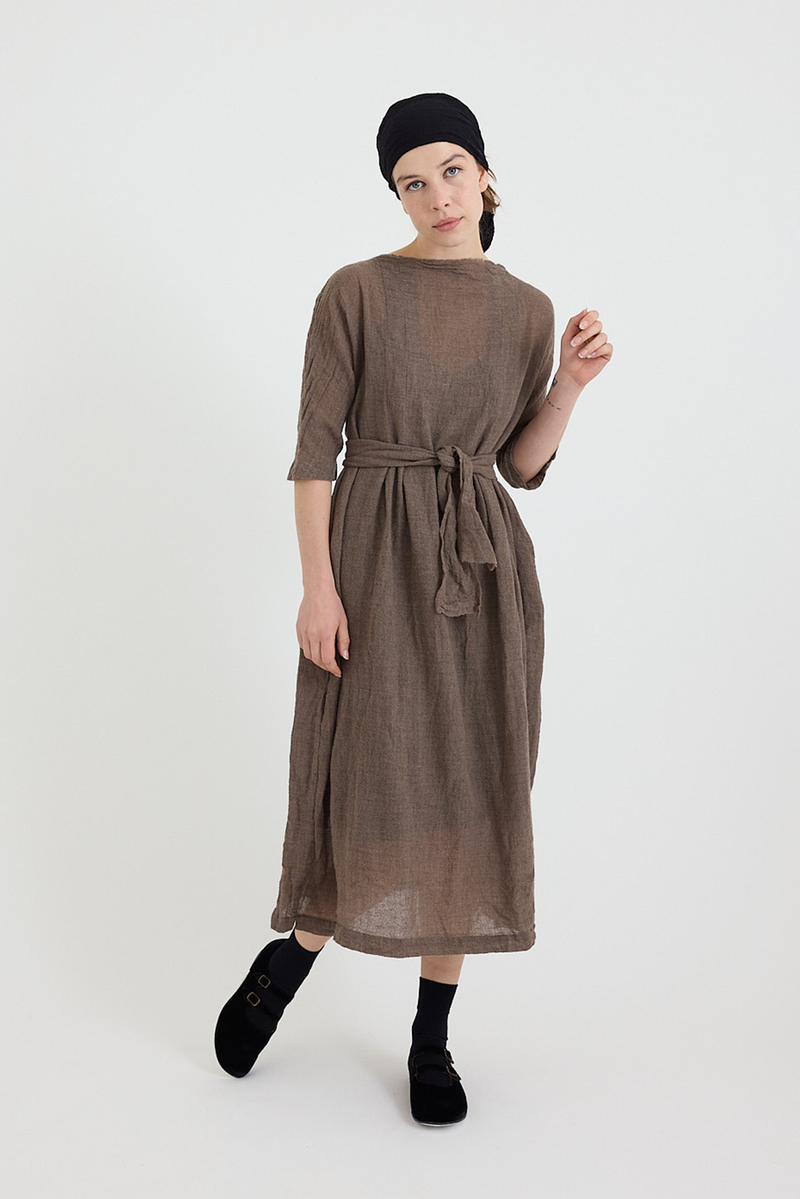 Daniela Gregis - Dress Cardo Manica - Natural