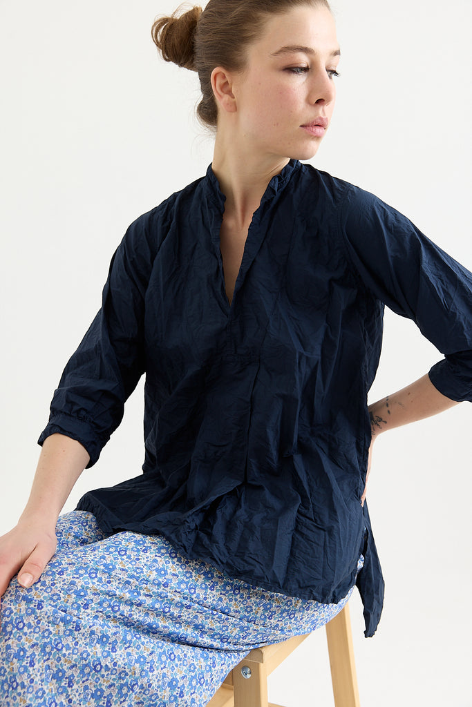hope　Daniela Gregis リネン ストライプ 半袖 Daniela Gregis - Kora Washed Shirt – SCARLET JONES
