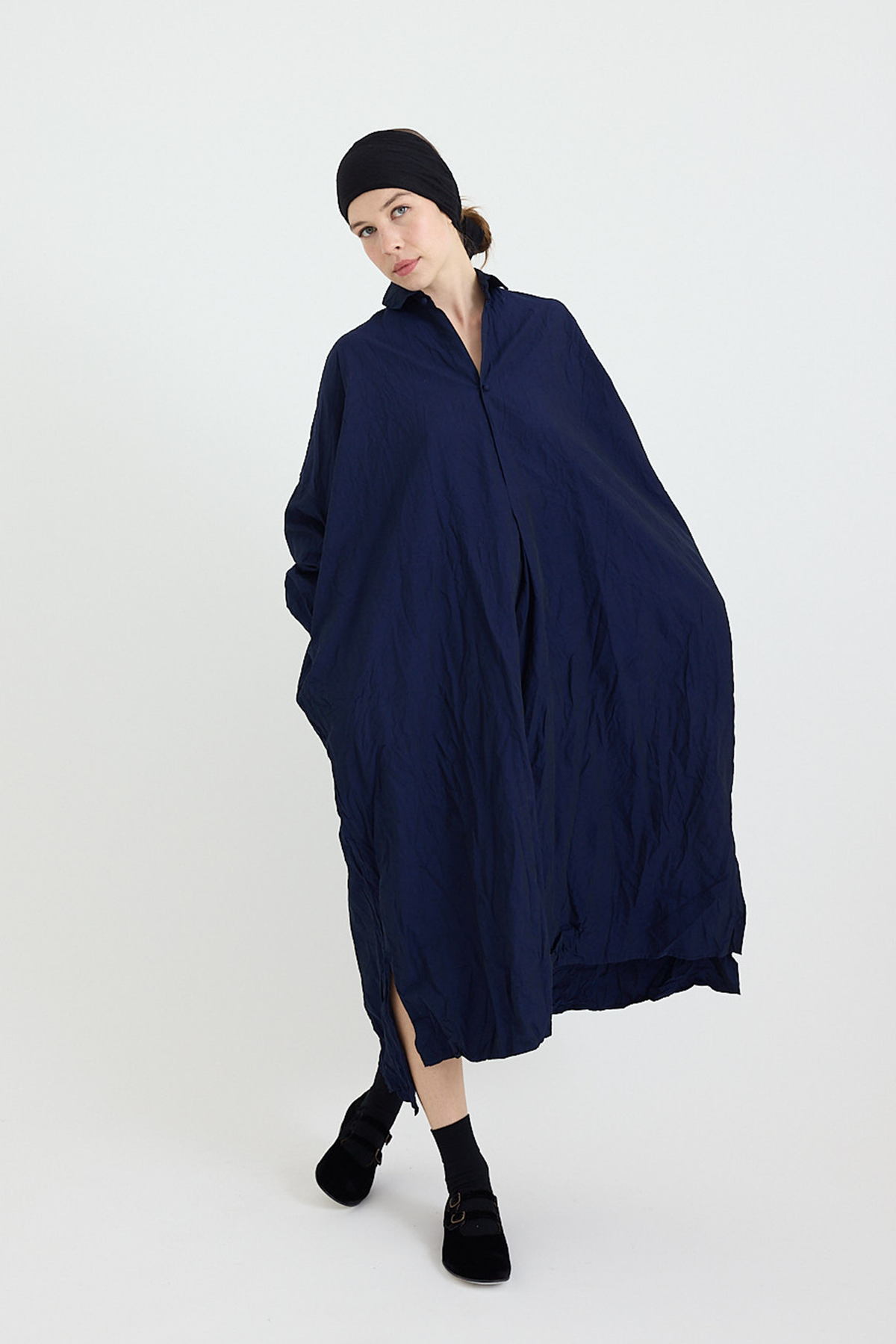 Daniela Gregis - Long Shirt Dress - ElectricBlue/Black – Scarlet Jones