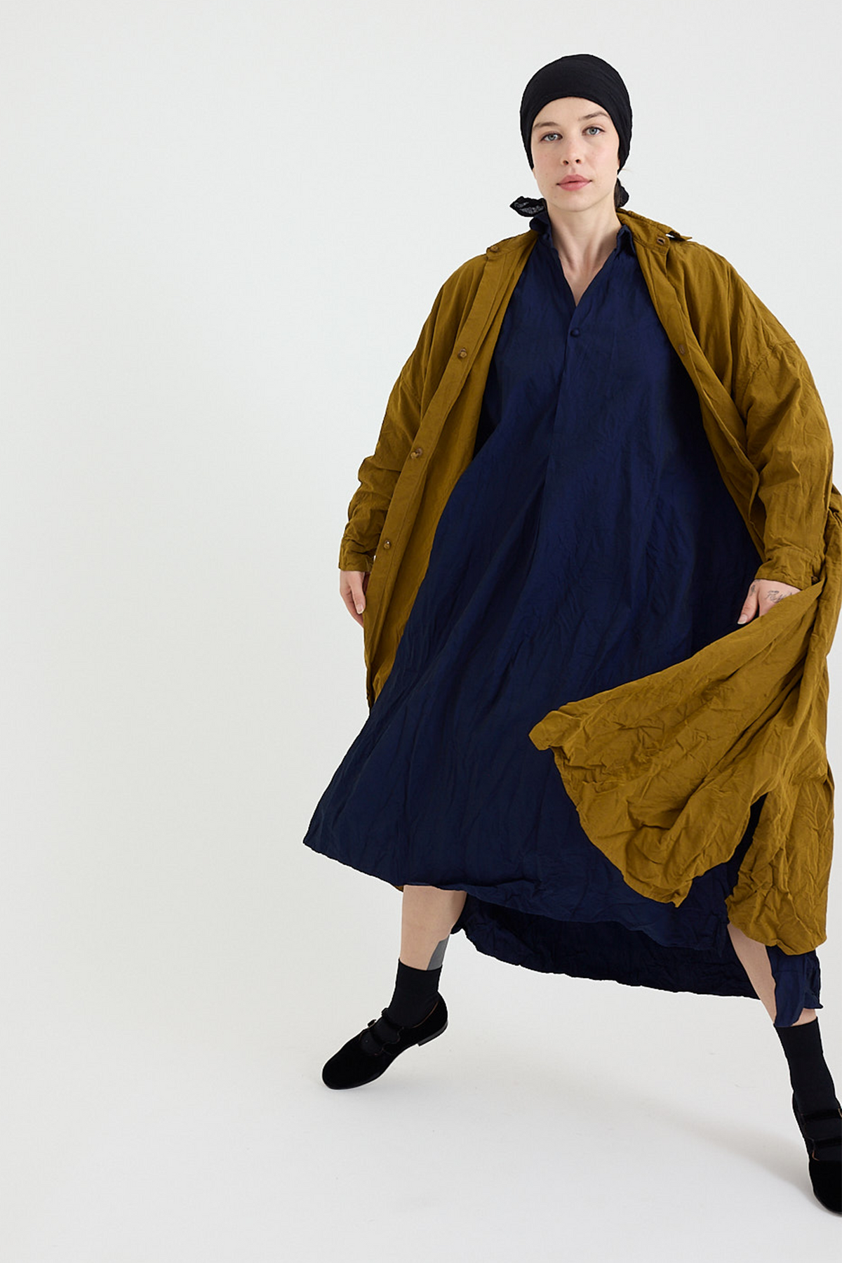 Daniela Gregis - Long Shirt Dress - ElectricBlue/Black – Scarlet Jones